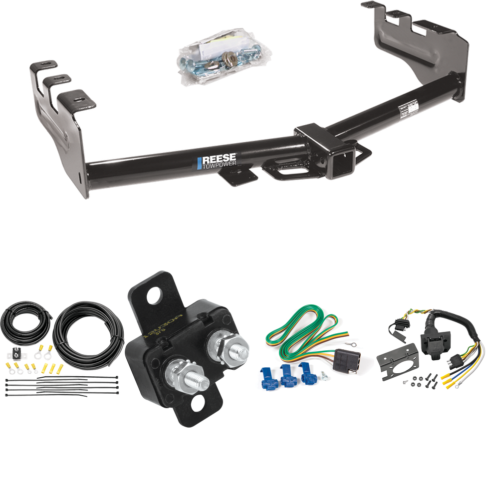 Fits 2005-2007 GMC Sierra 1500 HD Trailer Hitch Tow PKG w/ 7-Way RV Wiring (For (Classic) Models) By Reese Towpower