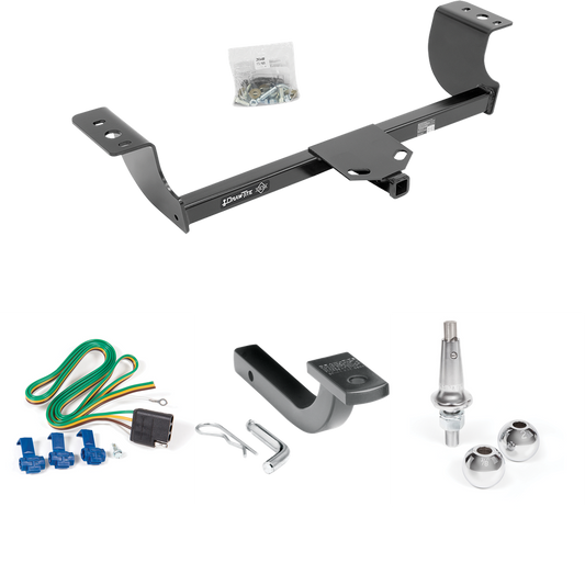 Se adapta al paquete de enganche de remolque Chrysler 300 2005-2007 con arnés de cableado plano de 4 + barra de tracción + bolas intercambiables de 1-7/8" y 2" de Draw-Tite