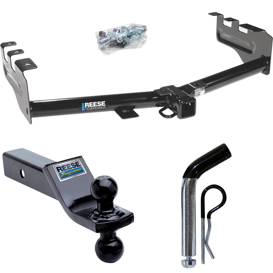 Fits 2005-2007 Chevrolet Silverado 1500 HD Trailer Hitch Tow PKG w/ Dual Ball Ball Mount 1-7/8" & 2" Trailer Balls + Pin/Clip (For (Classic) Models) By Reese Towpower