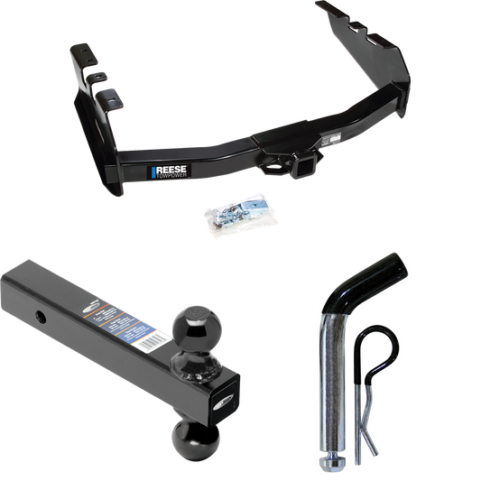 Fits 2005-2007 Chevrolet Silverado 1500 HD Trailer Hitch Tow PKG w/ Dual Ball Ball Mount 2" & 2-5/16" Trailer Balls + Pin/Clip (For (Classic) Models) By Reese Towpower