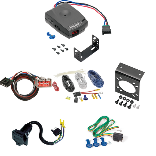 Fits 2008-2019 Ford F-350 Super Duty 7-Way RV Wiring + Pro Series Pilot Brake Control + Plug & Play BC Adapter By Reese Towpower