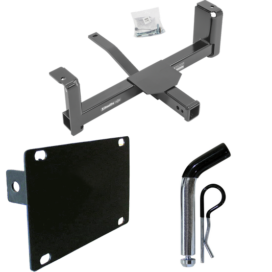 Fits 2015-2020 GMC Yukon Front Mount Trailer Hitch Tow PKG w/ License Plate Holder + Pin/Clip By Draw-Tite