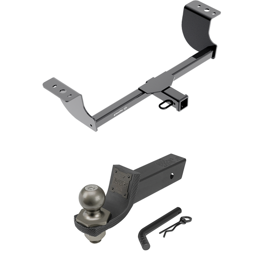 Fits 2006-2010 Dodge Charger Trailer Hitch Tow PKG + Interlock Tactical Starter Kit w/ 2" Drop & 2" Ball By Draw-Tite