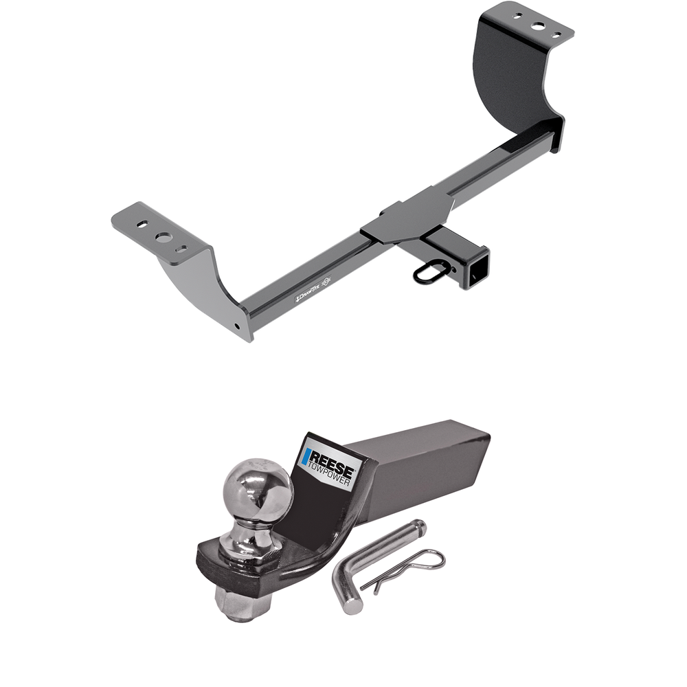 Fits 2005-2008 Dodge Magnum Trailer Hitch Tow PKG w/ Starter Kit Ball Mount w/ 2" Drop & 2" Ball By Draw-Tite