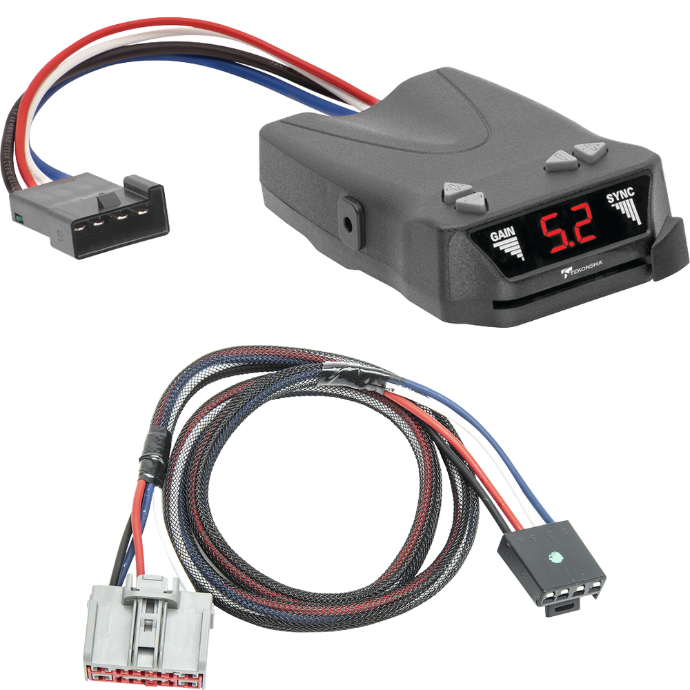 Compatible con GMC Sierra 1500 Tekonsha Brakeman IV 2019-2023 + adaptador BC Plug &amp; Play de Tekonsha.