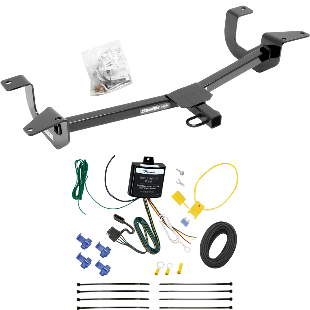 Se adapta al paquete de enganche de remolque Ford Fiesta 2014-2019 con arnés de cableado plano de 4 (para modelos Sedan) de Draw-Tite