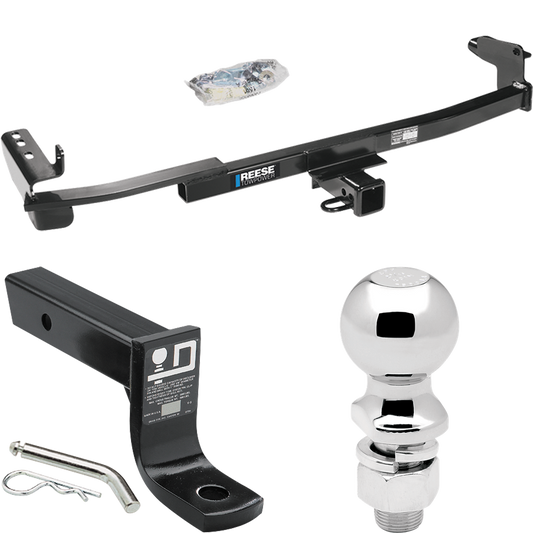 Fits 2005-2007 Ford Freestyle Trailer Hitch Tow PKG w/ Ball Mount w/ 4" Drop + 2-5/16" Ball By Reese Towpower