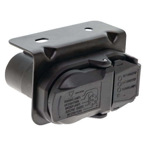 Compatible con cableado RV de 7 vías GMC Sierra 1500 1999-2005 + control de freno Tekonsha BRAKE-EVN + adaptador de cableado BC genérico de Tekonsha.