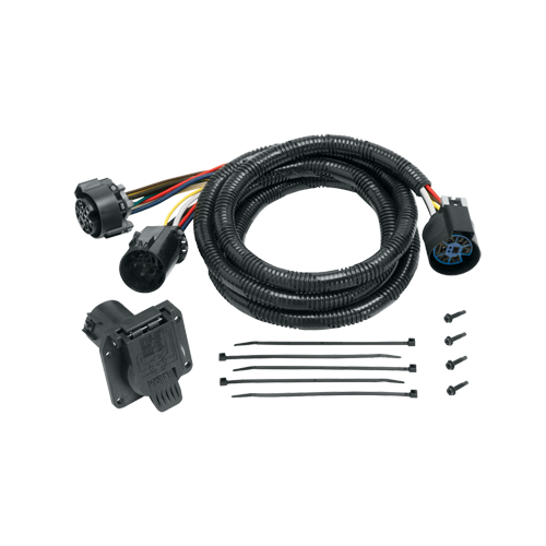 Fits 2019-2019 GMC Sierra 1500 LD (Old Body) Industry Standard Semi-Custom Above Bed Rail Kit + 25K Reese Gooseneck Hitch + In-Bed Wiring (For 5'8 or Shorter Bed (Sidewinder Required) Except High Desert Package, w/o Factory Puck System Models) By Ree
