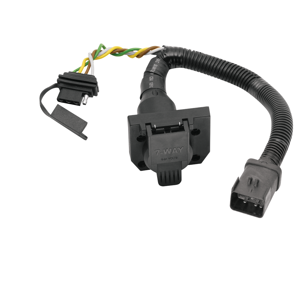 Se adapta al cableado de RV de 7 vías Dodge Ram 3500 Van 2001-2003 + control de frenos Tekonsha Primus IQ + probador 2 en 1 y adaptador de 7 vías a 4 vías de Tekonsha