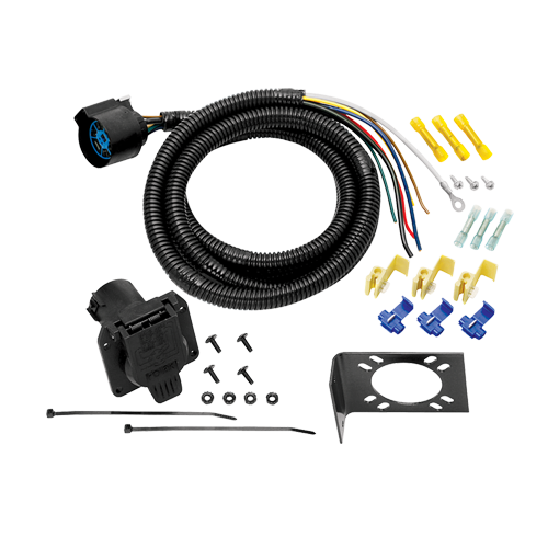 Fits 1975-1979 Ford F-150 7-Way RV Wiring + Tekonsha Voyager Brake Control + Generic BC Wiring Adapter By Tow Ready