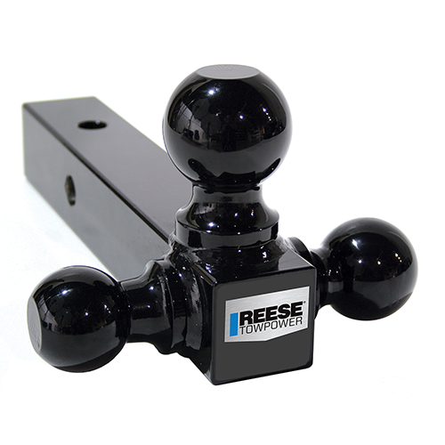 Fits 2011-2023 Dodge Durango Trailer Hitch Tow PKG w/ Triple Ball Ball Mount 1-7/8" & 2" & 2-5/16" Trailer Balls + Pin/Clip By Reese Towpower