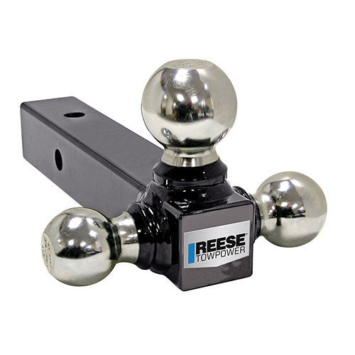 Fits 1999-2004 GMC Sierra 2500 Trailer Hitch Tow PKG w/ Triple Ball Ball Mount 1-7/8" & 2" & 2-5/16" Trailer Balls + Pin/Clip By Reese Towpower