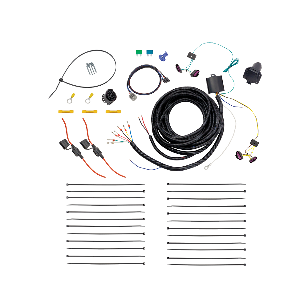 Se adapta al paquete de enganche de remolque Dodge Durango 2014-2023 con cableado RV de 7 vías de Draw-Tite