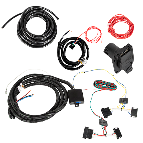 Se adapta al cableado de RV de 7 vías Freightliner Sprinter 3500 2014-2018 + control de frenos Tekonsha Primus IQ + adaptador BC Plug &amp; Play + probador 2 en 1 y adaptador de 7 vías a 4 vías de Tekonsha