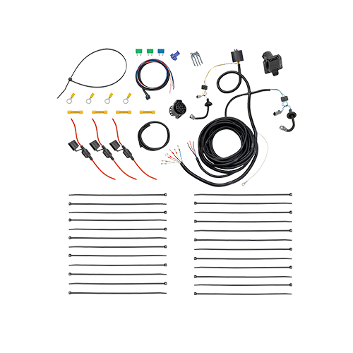 Fits 2015-2023 Ford Transit-350 Trailer Hitch Tow PKG w/ 7-Way RV Wiring (Excludes: Single Rear Wheel w/148" Wheelbase or Cab & Chassis and the Cutaway Models) By Reese Towpower