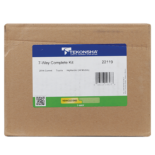 Fits 2014-2019 Toyota Highlander Trailer Hitch Tow PKG w/ Tekonsha BRAKE-EVN Brake Control + 7-Way RV Wiring + 2" & 2-5/16" Ball & Drop Mount By Draw-Tite