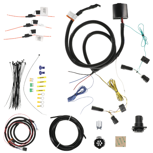 Fits 2021-2023 Jeep Grand Cherokee L 7-Way RV Wiring + Tekonsha Brakeman IV Brake Control + Plug & Play BC Adapter + 7-Way Tester By Tekonsha