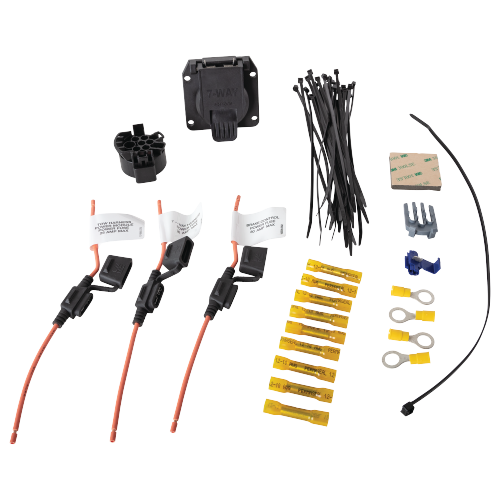 Fits 2022-2023 Ford Maverick 7-Way RV Wiring + Pro Series POD Brake Control + 2 in 1 Tester & 7-Way to 4-Way Adapter By Tekonsha