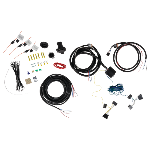 Fits 2019-2021 Freightliner Sprinter 2500 Trailer Hitch Tow PKG w/ 8K Round Bar Weight Distribution Hitch w/ 2-5/16" Ball + Pin/Clip + Pro Series POD Brake Control + Plug & Play BC Adapter + 7-Way RV Wiring (For w/Factory Step Bumper Excluding Models