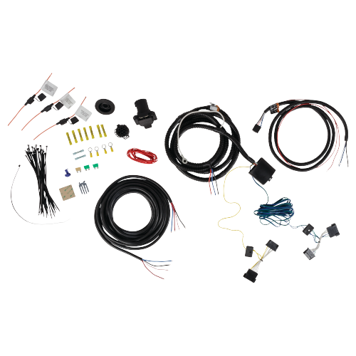 Fits 2019-2021 Freightliner Sprinter 2500 Trailer Hitch Tow PKG w/ 8K Round Bar Weight Distribution Hitch w/ 2-5/16" Ball + Pin/Clip + Tekonsha Prodigy iD Bluetooth Wireless Brake Control + Plug & Play BC Adapter + 7-Way RV Wiring (For w/Factory Step