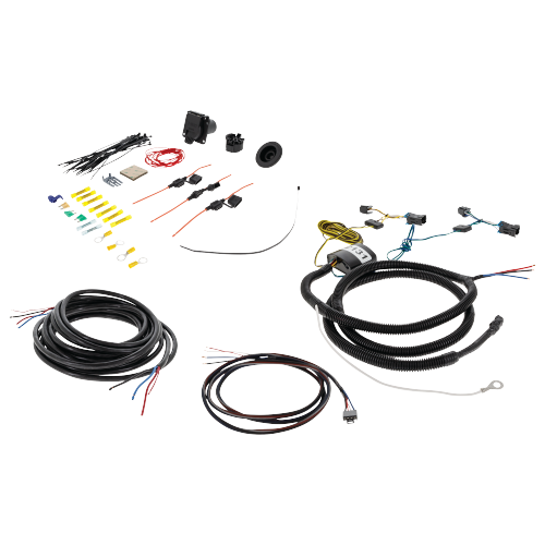 Fits 2003-2023 GMC Savana 2500 7-Way RV Wiring + Tekonsha Prodigy P3 Brake Control + 2 in 1 Tester & 7-Way to 4-Way Adapter By Tekonsha