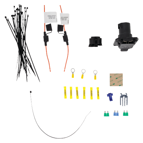 Fits 2019-2023 Hyundai Santa Fe 7-Way RV Wiring + Tekonsha Prodigy P2 Brake Control + 2 in 1 Tester & 7-Way to 4-Way Adapter By Tekonsha