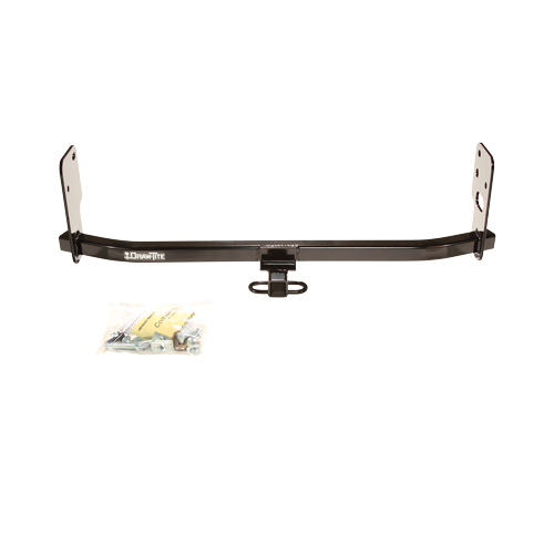 Fits 2005-2009 Ford Mustang Trailer Hitch Tow PKG w/ 4-Flat Wiring Harness + Draw-Bar + 1-7/8" + 2" Ball + Hitch Cover + Hitch Lock (Excludes: GT/CS (California Special)/Shelby GT/GT500 Models) By Draw-Tite