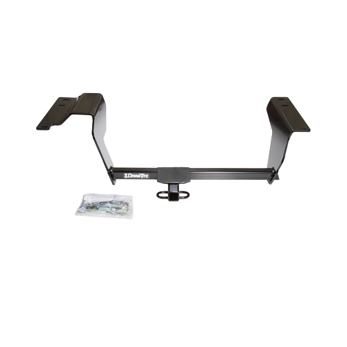 Fits 2005-2007 Saturn Ion 3 Trailer Hitch Tow PKG w/ Hitch Adapter 1-1/4" to 2" Receiver + 1/2" Pin & Clip + 5/8" Pin & Clip (For w/2.4 Liter Engine Models) By Draw-Tite