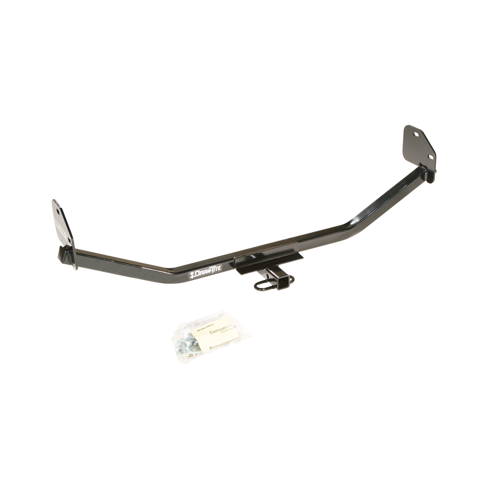 Se adapta al paquete de remolque con enganche para remolque Ford Mustang 2011-2014 con arnés de cableado plano de 4 + cubierta de enganche + enganche doble y cerraduras de acoplador (para modelos con motor V6) de Draw-Tite