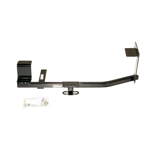 Fits 2005-2010 Volkswagen Jetta Trailer Hitch Tow PKG w/ 4-Flat Wiring Harness + Draw-Bar + Interchangeable 1-7/8" & 2" Balls + Wiring Bracket + Hitch Cover + Dual Hitch & Coupler Locks (For Sedan Models) By Draw-Tite