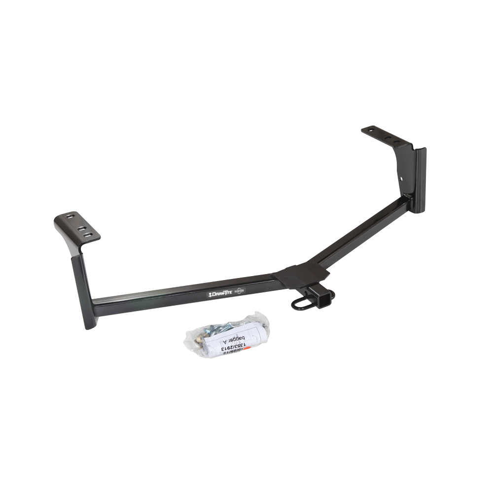 Fits 2013-2020 Lincoln MKZ Trailer Hitch Tow PKG w/ 4-Flat Zero Contact "No Splice" Wiring Harness + Draw-Bar + 1-7/8" Ball + Wiring Bracket + Dual Hitch & Coupler Locks (Excludes: 3.0 Liter Engine Models) By Draw-Tite