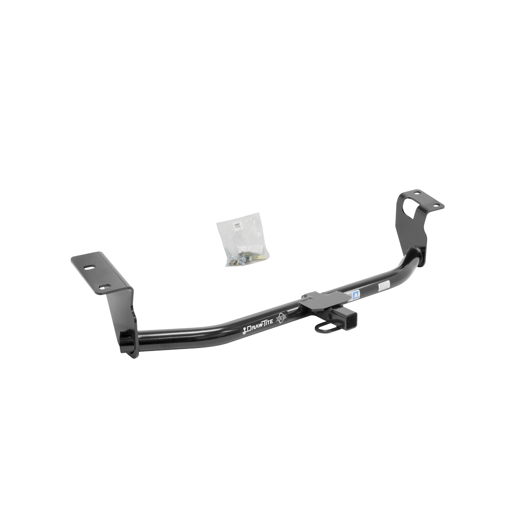 Se adapta al paquete de enganche de remolque Toyota Corolla 2014-2019 con arnés de cableado plano de 4 + barra de tracción + bola de 2" + cubierta de enganche + enganche doble y cerraduras de acoplador (excluye: modelos Hatchback) de Draw-Tite