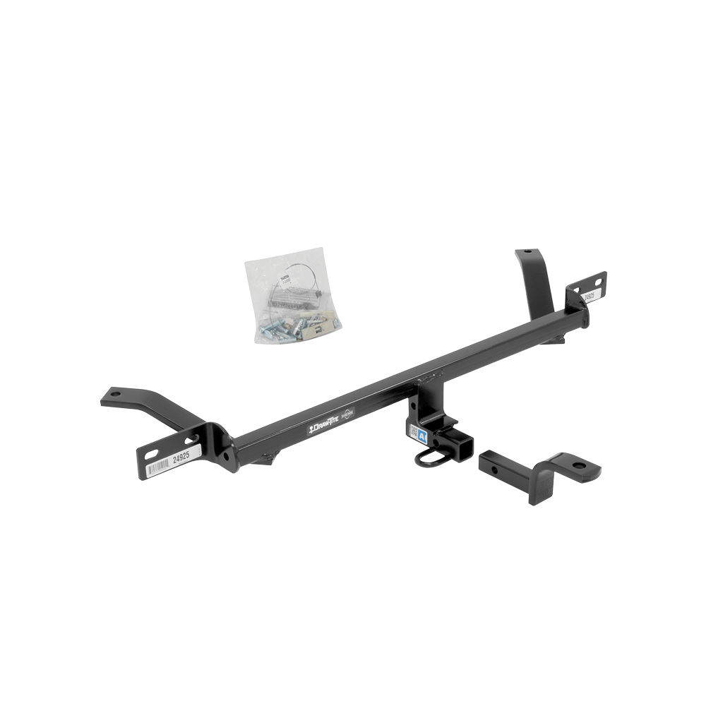 Se adapta al paquete de enganche de remolque Volkswagen GTI 2016-2017 con arnés de cableado de 4 contactos planos "sin empalme" + barra de tracción + bolas intercambiables de 1-7/8" y 2" + bloqueo de enganche de Draw-Tite