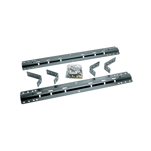 Fits 1994-2004 Dodge Dakota Industry Standard Semi-Custom Above Bed Rail Kit + 16K Fifth Wheel + Square Slider + In-Bed Wiring (For 6-1/2' or Shorter Bed, w/o Factory Puck System Models) By Reese