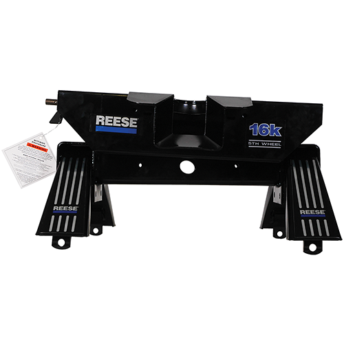 Fits 2019-2019 GMC Sierra 1500 LD (Old Body) Industry Standard Semi-Custom Above Bed Rail Kit + 16K Fifth Wheel (For 6-1/2' and 8 foot Bed Except High Desert Package, w/o Factory Puck System Models) By Reese