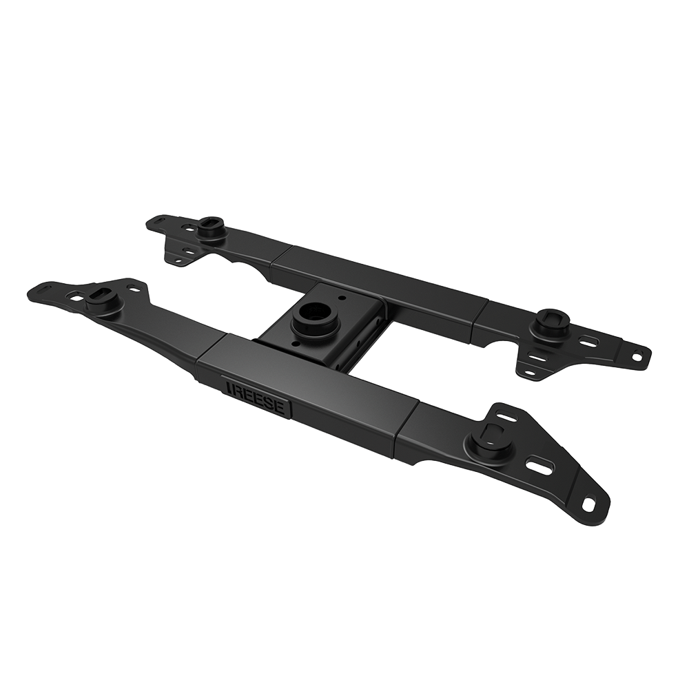 Fits 2017-2022 Ford F-450 Super Duty Elite Series Fifth Wheel Hitch Mounting System Rail Kit + Elite Gooseneck For Models w/o Factory Puck System (Excludes: w/Factory Prep Kit, w/o Factory Puck System Models) By Reese