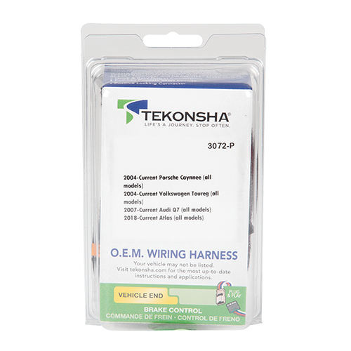 Fits 2018-2020 Volkswagen Atlas Tekonsha Brakeman IV Brake Control + Plug & Play BC Adapter + Brake Control Tester Trailer Emulator (Excludes: Cross Sport Models) By Tekonsha