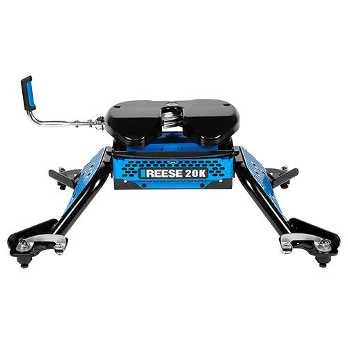 Fits 2014-2023 RAM 2500 M5 Fifth Wheel Hitch + In-Bed Wiring 20K Talon Jaw Complete System For Models w/ Factory Puck System + King Pin Lock (For w/Factory or Reese Elite Puck System Models) By Reese