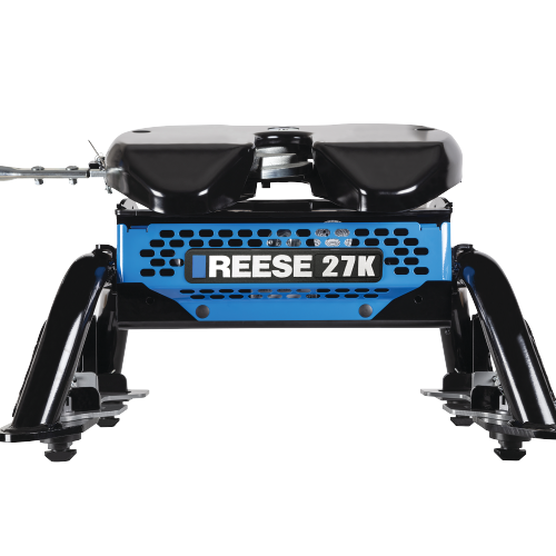 Fits 2020-2024 Chevrolet Silverado 3500 HD M5 Fifth Wheel Hitch 27K Talon Jaw Complete System For Models w/ Factory Puck System + King Pin Lock (For w/Factory or Reese Elite Puck System Models) By Reese