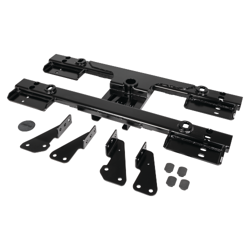 Fits 2020-2023 GMC Sierra 2500 HD Elite Series Fifth Wheel Hitch Mounting System Rail Kit + Pop-In Gooseneck Ball & Elite Plate For Models w/o Factory Puck System (For 6-1/2' and 8 foot Bed, w/o Factory Puck System Models) By Reese