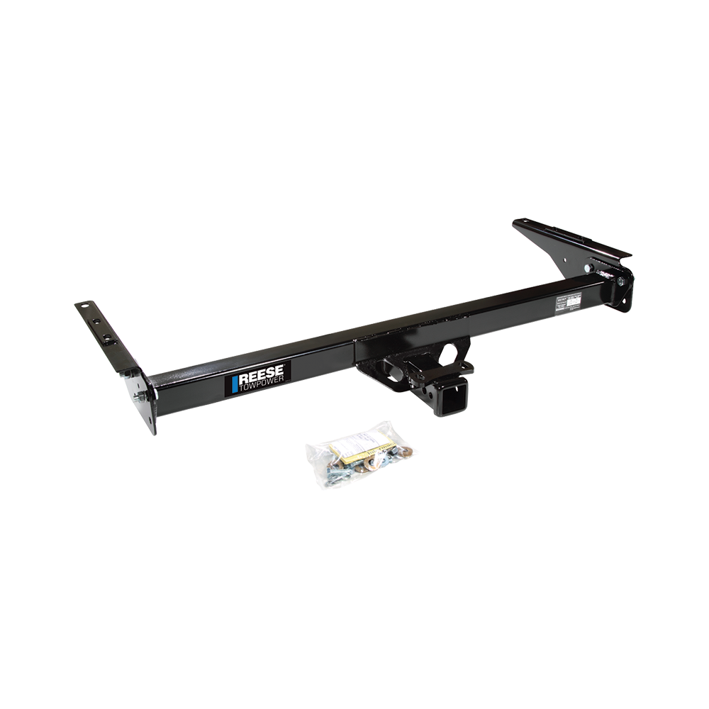 Fits 1993-1998 Toyota T100 Trailer Hitch Tow PKG w/ 8K Round Bar Weight Distribution Hitch w/ 2-5/16" Ball + 2" Ball + Pin/Clip + Tekonsha Prodigy iD Bluetooth Wireless Brake Control + 7-Way RV Wiring By Reese Towpower