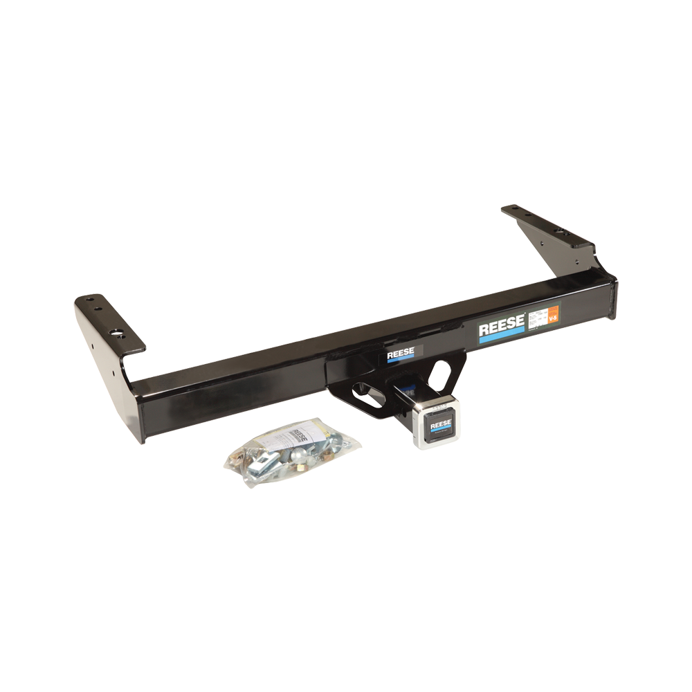 Fits 1986-1989 Dodge D100 Trailer Hitch Tow PKG w/ Ball Mount w/ 4" Drop + 2" Ball + 2-5/16" Ball By Reese Towpower