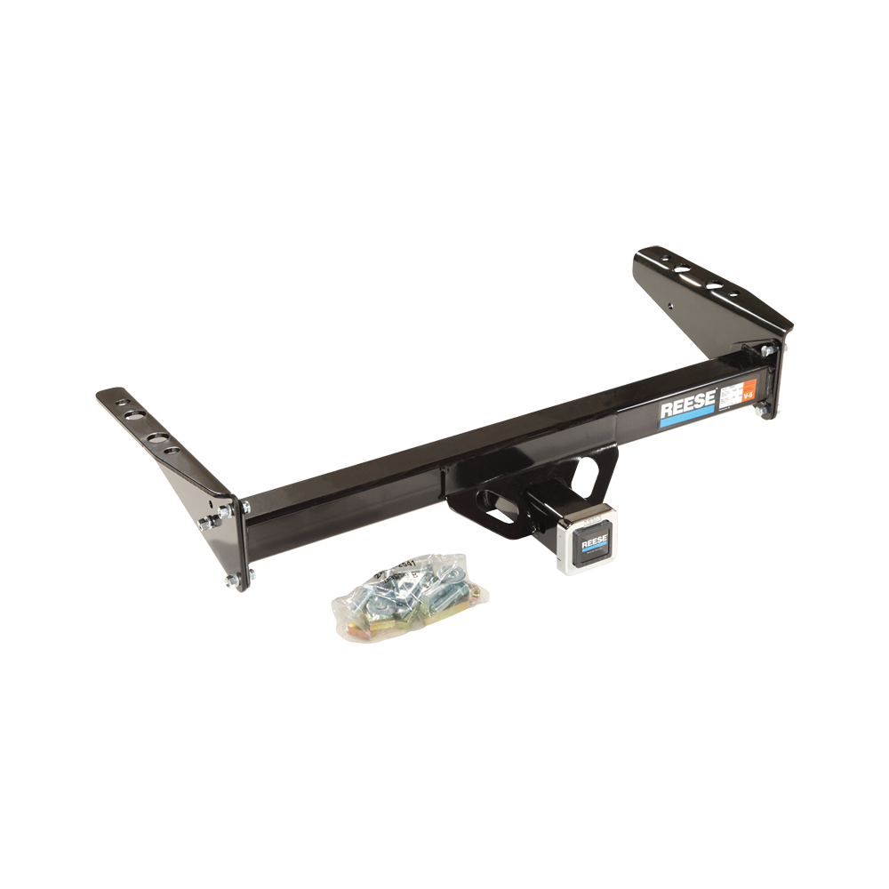 Fits 1987-1994 Dodge Dakota Trailer Hitch Tow PKG w/ 4-Flat Wiring + Ball Mount w/ 4" Drop + 2" Ball + 2-5/16" Ball + Wiring Bracket + Hitch Lock + Hitch Cover By Reese Towpower