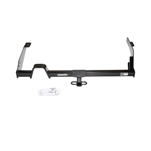 Fits 2000-2004 Subaru Outback Trailer Hitch Tow PKG w/ Hitch Adapter 1-1/4" to 2" Receiver + 1/2" Pin & Clip + 60" x 24" Cargo Carrier Rack (For Wagon, Except Sport Models) By Draw-Tite