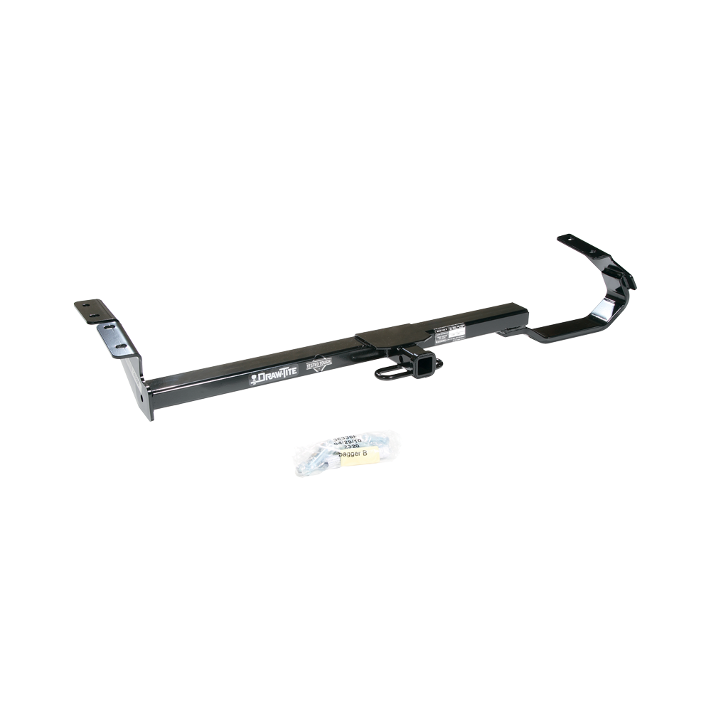 Fits 1997-2003 Lexus ES300 Trailer Hitch Tow PKG w/ Hitch Adapter 1-1/4" to 2" Receiver + 1/2" Pin & Clip + 4 Bike Carrier Platform Rack By Draw-Tite