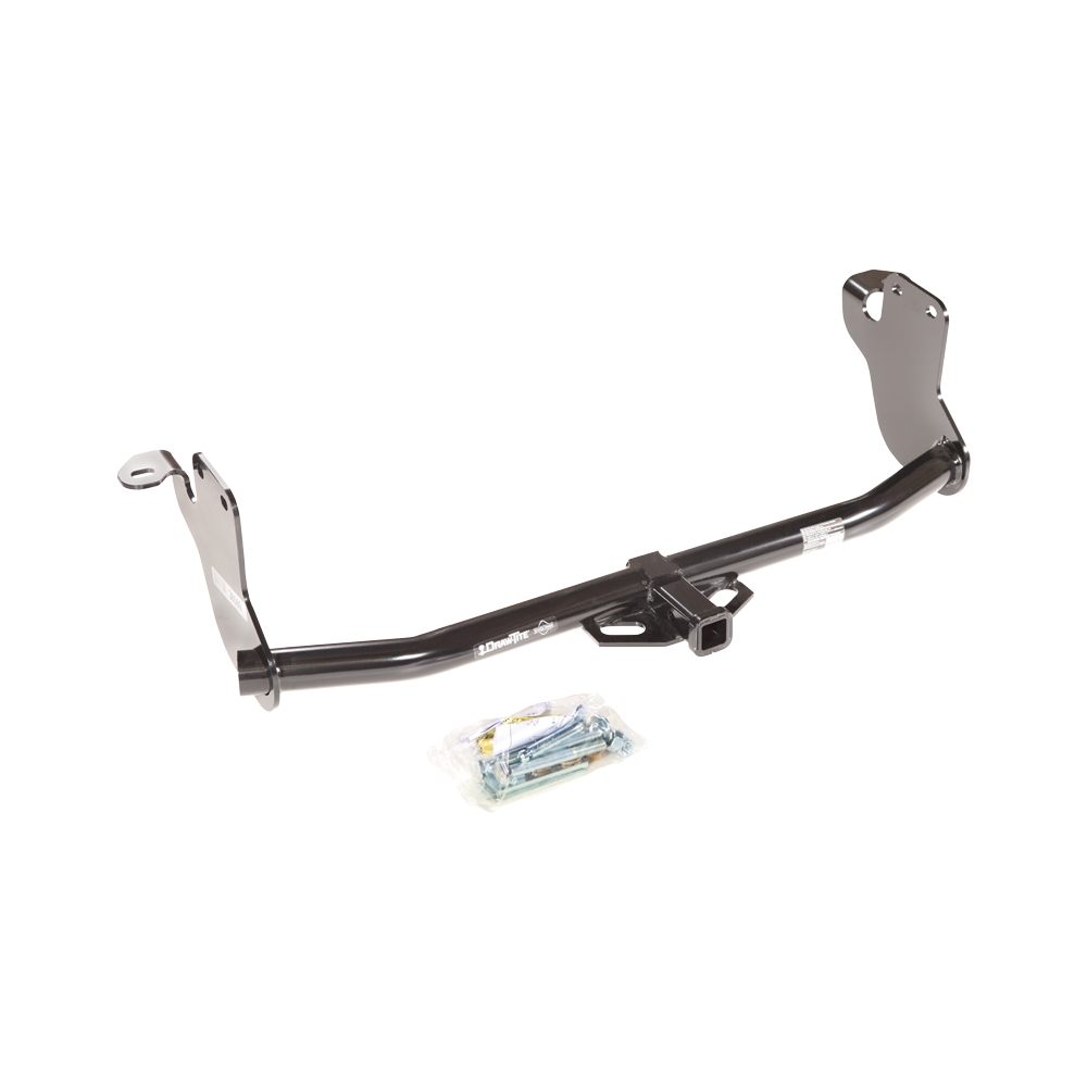 Se adapta al paquete de enganche de remolque Mitsubishi RVR 2011-2014 con arnés de cableado plano de 4 + kit de inicio de enclavamiento con bola de 2", caída de 2-1/2", elevación de 2" + soporte de cableado (solo para modelos (solo Canadá)) por Draw- tite