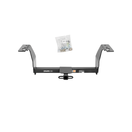 Fits 2014-2018 Subaru Forester Trailer Hitch Tow PKG w/ 4-Flat Wiring Harness + Interlock Starter Kit w/ 2" Ball 1-1/4" Drop 3/4" Rise + Wiring Bracket By Draw-Tite