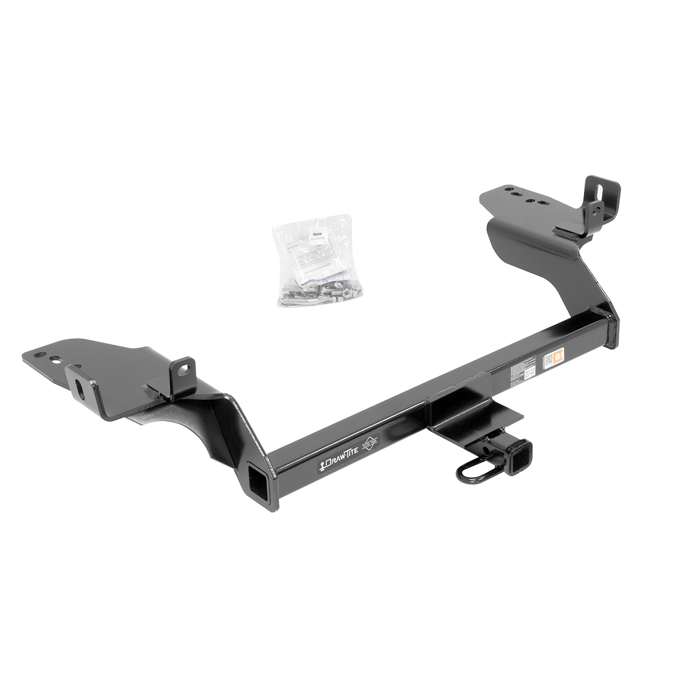 Fits 2013-2016 Ford Escape Trailer Hitch Tow PKG w/ 4-Flat Wiring Harness + Draw-Bar + 1-7/8" + 2" Ball By Draw-Tite