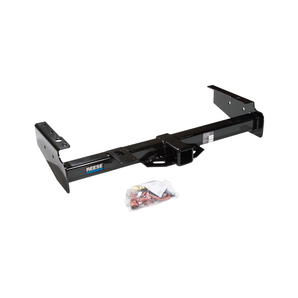 Fits 1995-2000 Chevrolet Tahoe Trailer Hitch Tow PKG w/ 7-Way RV Wiring + 2" & 2-5/16" Ball + Drop Mount By Reese Towpower